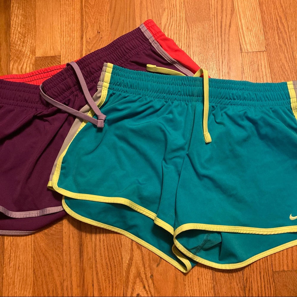 2 pairs Nike Dri Fit shorts